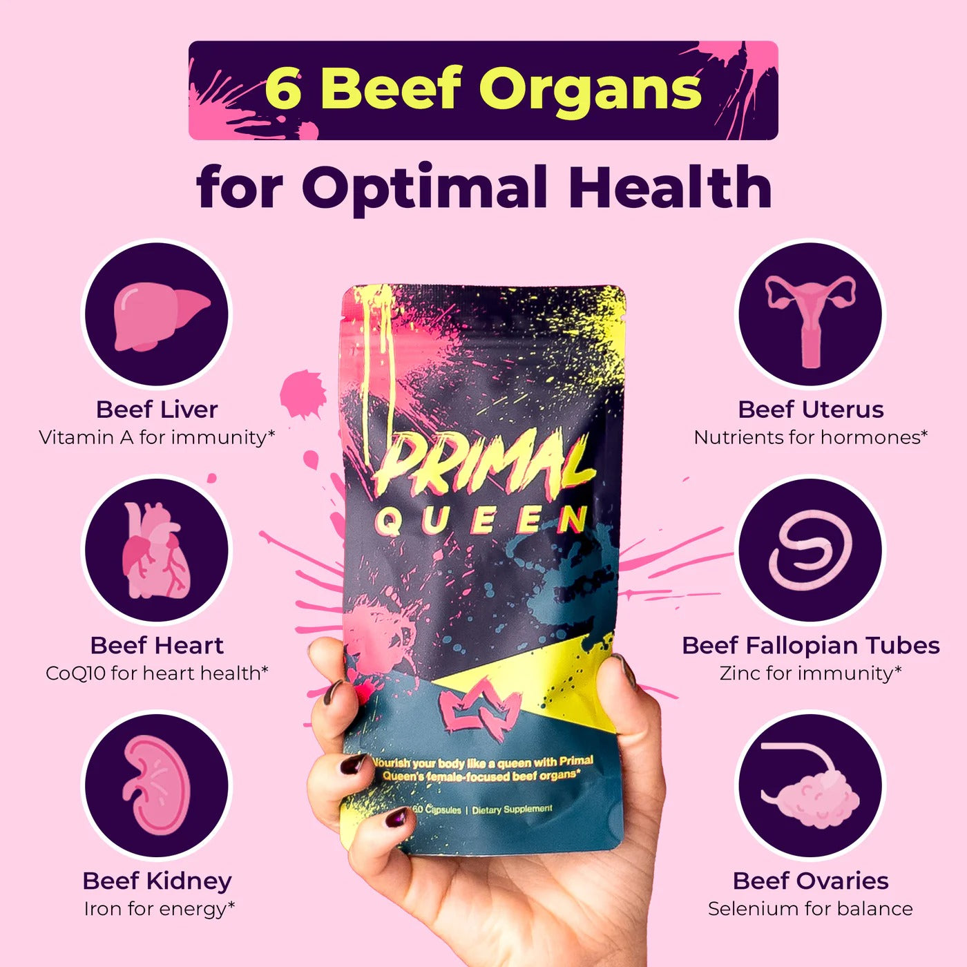 【Primal Queen Site】Clinically Studied Beef Organ Superfoods for women